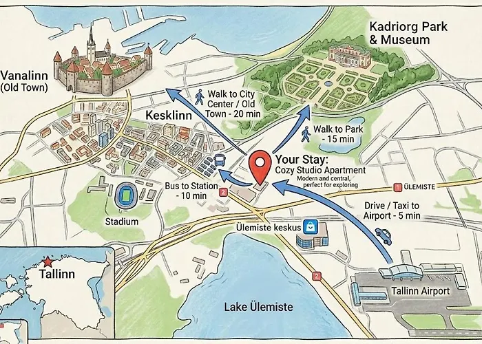Apartment Cozy Airport 5 Min Free Parking